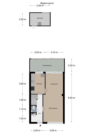 Floorplan - Ceresstraat 275, 6291 XV Vaals